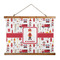 Firefighter Character Wall Hanging Tapestry - Wide (Personalized)
