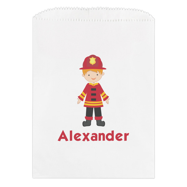 Custom Firefighter Character Treat Bag (Personalized)