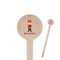Firefighter Character 6" Round Wooden Stir Sticks - Double Sided (Personalized)