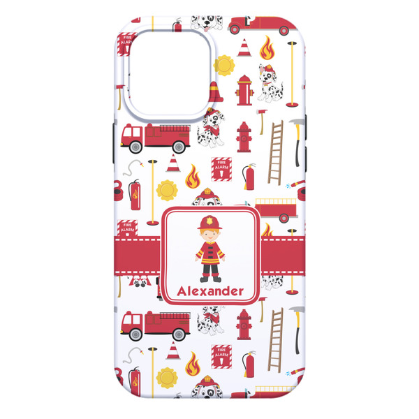 Firefighter Character iPhone 13 Pro Max Tough Case - Back