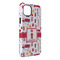 Firefighter Character iPhone Case - Rubber Lined - iPhone 14 Plus (Personalized)