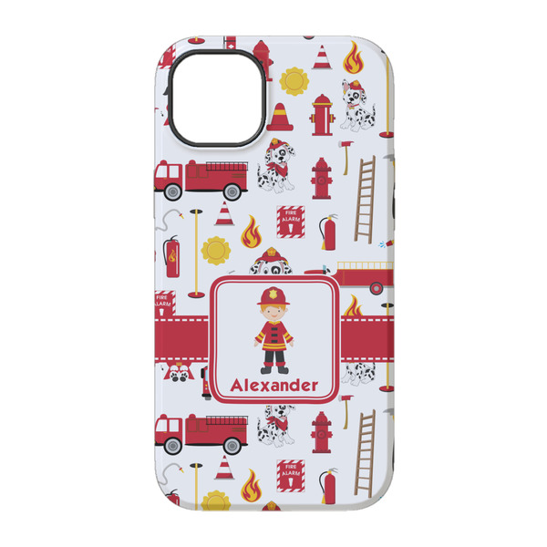 Firefighter Character iPhone 14 Pro Tough Case - Back