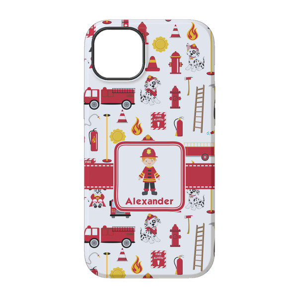 Firefighter Character iPhone 14 Tough Case - Back