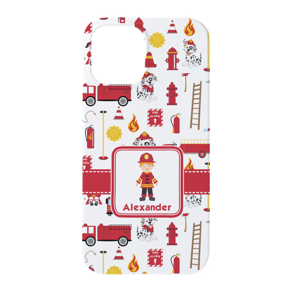 Firefighter Character iPhone 15 Pro Case - Back