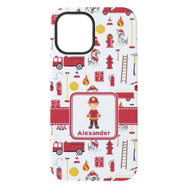 Firefighter Character iPhone 15 Pro Max Tough Case - Back