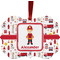 Firefighter Christmas Ornament (Front View)