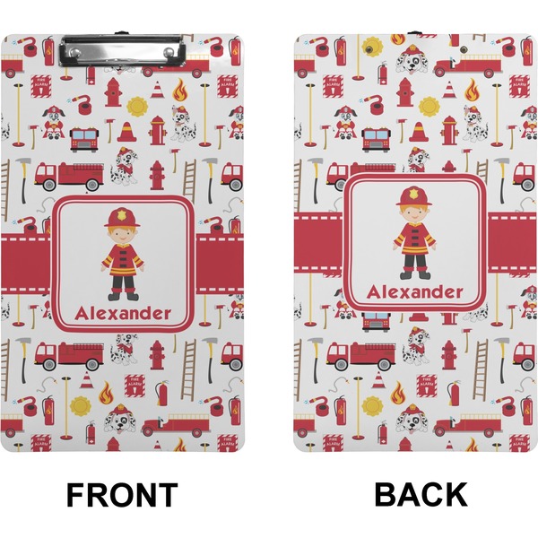 Firefighter Clipboard (Legal) (Front + Back)