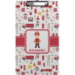 Firefighter Character Clipboard (Legal Size) w/ Name or Text