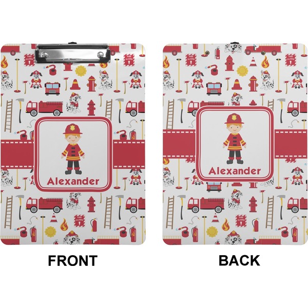 Firefighter Clipboard (Letter) (Front + Back)