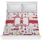 Firefighter Character Comforter - Full / Queen w/ Name or Text