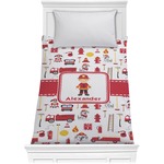 Firefighter Character Comforter - Twin XL w/ Name or Text