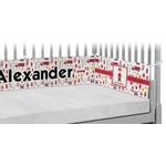 Firefighter Character Crib Bumper Pads w/ Name or Text