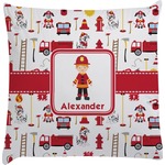 Firefighter Character Decorative Pillow Case w/ Name or Text