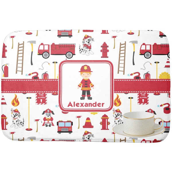 Firefighter Dish Drying Mat