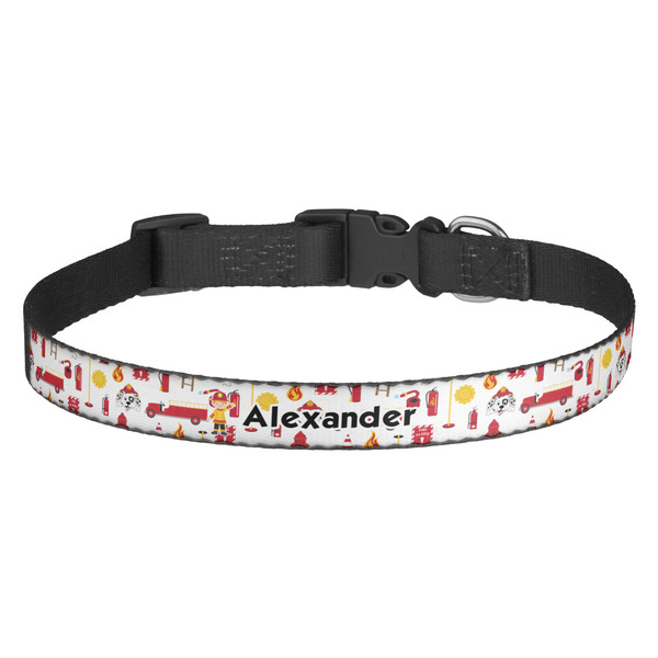 Custom Firefighter Character Dog Collar (Personalized)