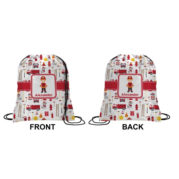 Firefighter Drawstring Backpack