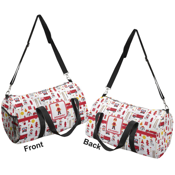 Firefighter Duffle bag large front and back sides