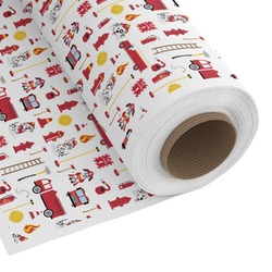 Firefighter Character Fabric by the Yard - Copeland Faux Linen
