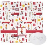 Firefighter Character Washcloth w/ Name or Text