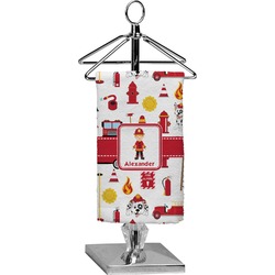 Firefighter Character Finger Tip Towel - Full Print w/ Name or Text