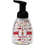 Firefighter Character Foam Soap Bottle - Black (Personalized)
