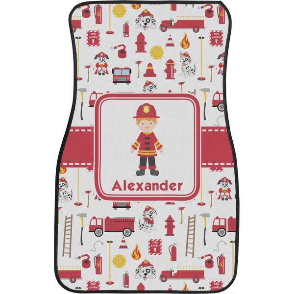 Firefighter Custom Car Floor Mats (Front Seat)