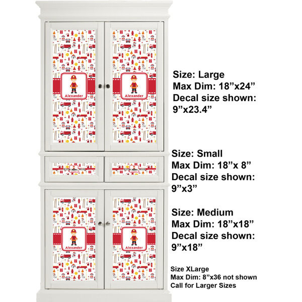 Firefighter Full Cabinet (Show Sizes)