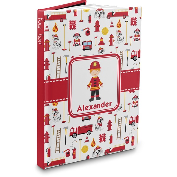 Custom Firefighter Character Hardbound Journal - 5.75" x 8" (Personalized)