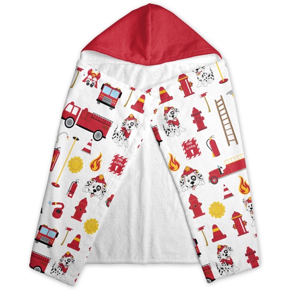 Firefighter Hooded Towel - Folded