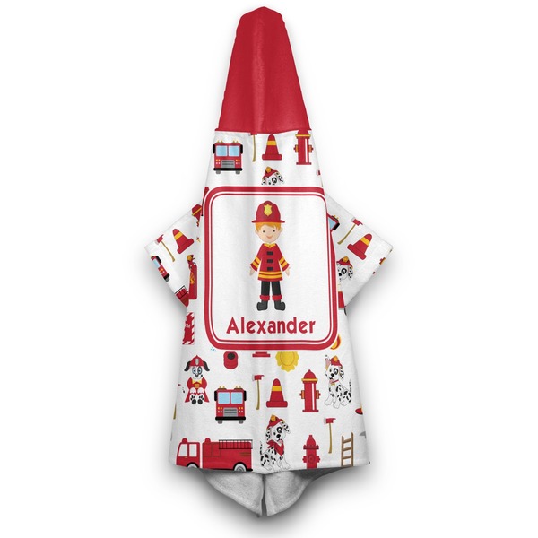 Firefighter Hooded Towel - Hanging