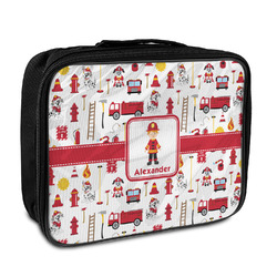 Firefighter Character Insulated Lunch Bag w/ Name or Text