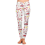 Firefighter Character Ladies Leggings - Extra Small