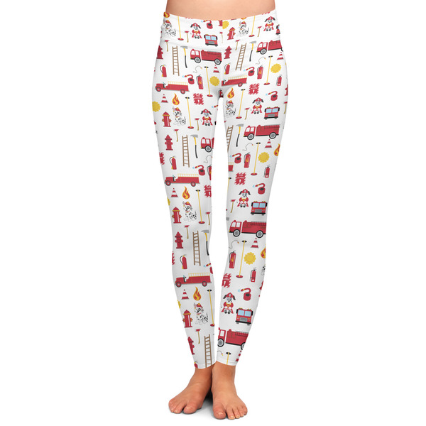 Custom Firefighter Character Ladies Leggings - Extra Small