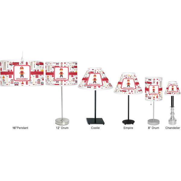 Firefighter Lamp Full View Size Comparison