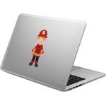 Firefighter Character Laptop Decal