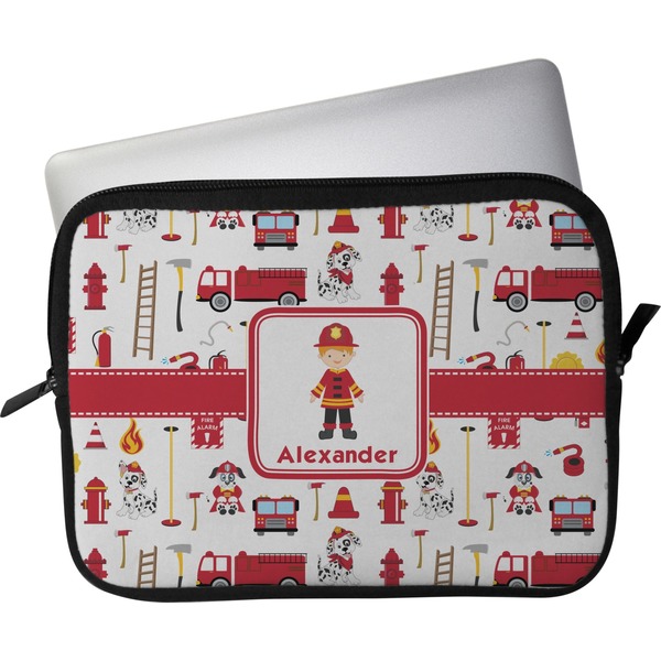 Custom Firefighter Character Laptop Sleeve / Case - 11" (Personalized)