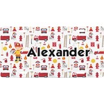 Firefighter Character Front License Plate (Personalized)