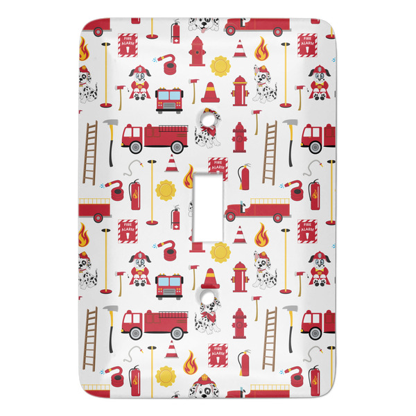 Custom Firefighter Character Light Switch Cover (Single Toggle)