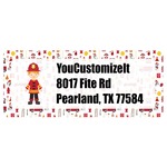 Firefighter Character Return Address Labels (Personalized)