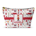 Firefighter Character Makeup Bag - Small - 8.5"x4.5" w/ Name or Text