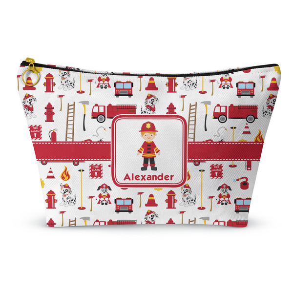 Custom Firefighter Character Makeup Bag - Small - 8.5"x4.5" w/ Name or Text