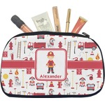 Firefighter Character Makeup / Cosmetic Bag - Medium w/ Name or Text
