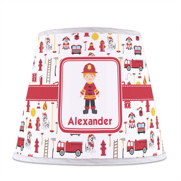 Firefighter Character Poly Film Empire Lampshade - Front View
