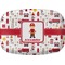 Firefighter Character Melamine Platter w/ Name or Text