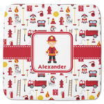 Firefighter Character Memory Foam Bath Mat - 48"x48" w/ Name or Text