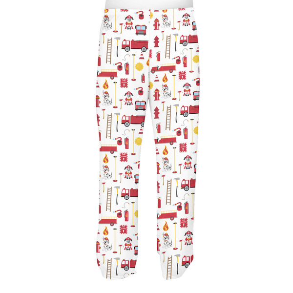 Firefighter Men's Pjs Back - on model