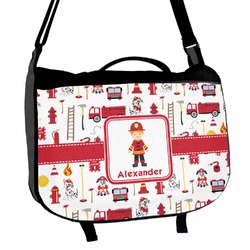 Firefighter Character Messenger Bag w/ Name or Text