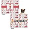 Firefighter Microfleece Dog Blanket - Regular - Front & Back