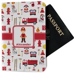 Firefighter Character Passport Holder - Fabric w/ Name or Text