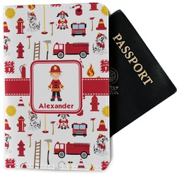 Firefighter Character Passport Holder - Fabric w/ Name or Text